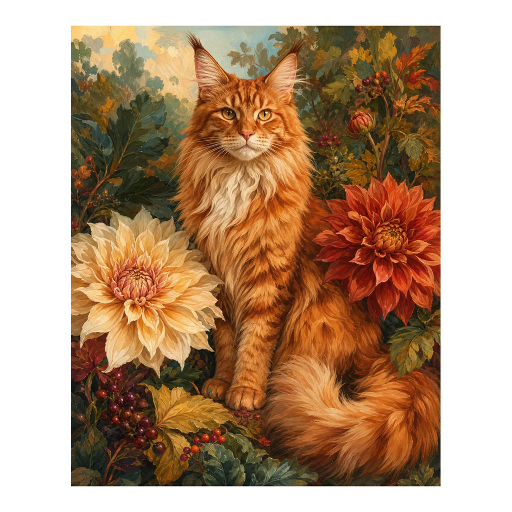 Original artwork for Autumn Majesty Diamond Painting Kit