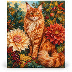 Finished diamond painting for Autumn Majesty Diamond Painting Kit
