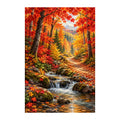 Original Autumn Maple Forest artwork on a white background.