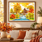 Autumn Mill Creek Diamond Painting Kit diamond painting home decor scene