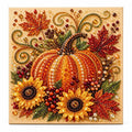 Autumn Pumpkin and Sunflowers Pearl Diamond Painting Kit hero image