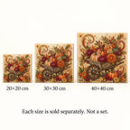 Autumn Pumpkin Wheelbarrow Pearl Diamond Painting Kit size image