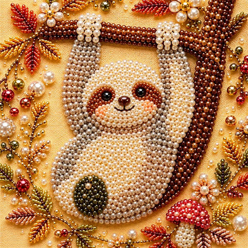 Autumn Sloth Branch — detail image