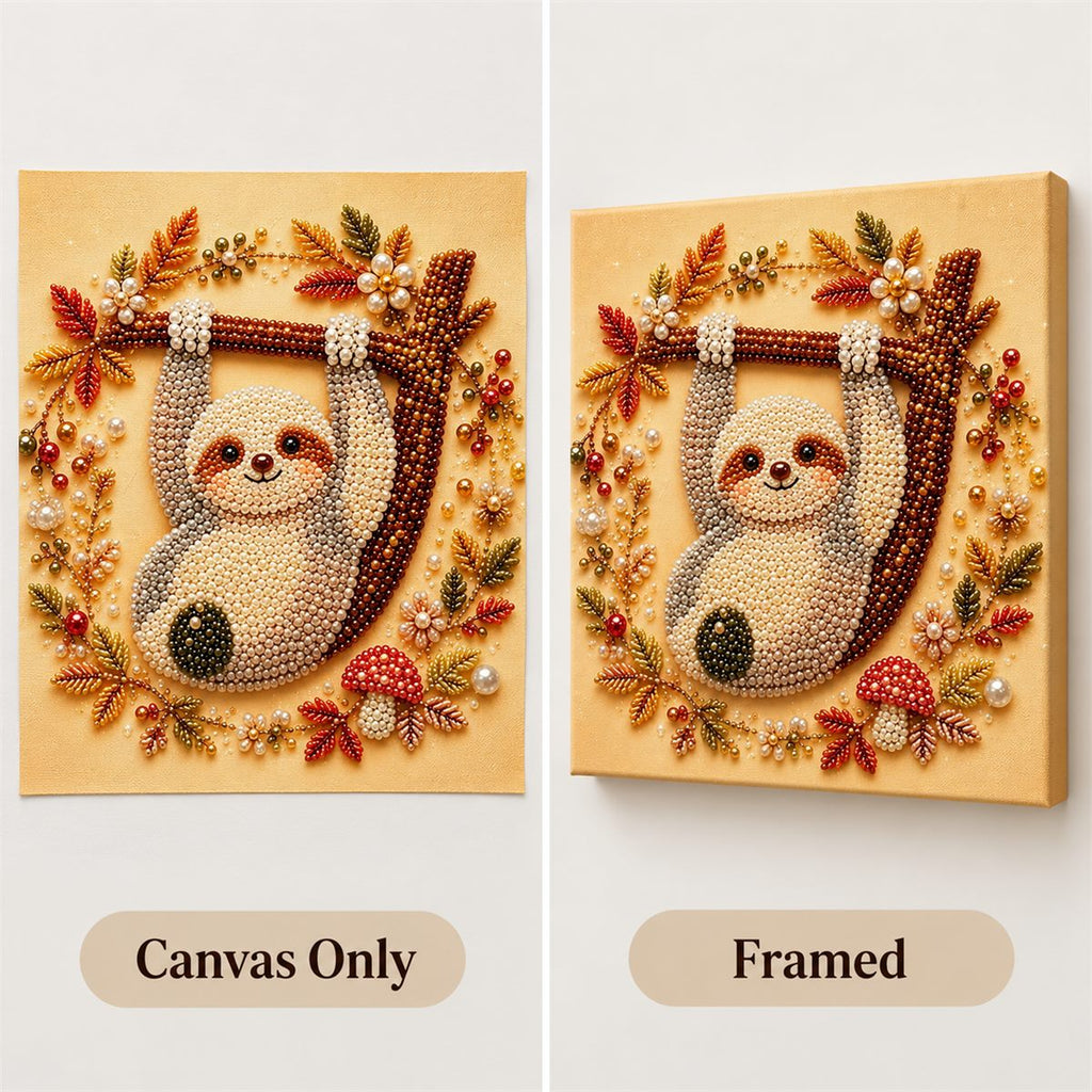 Autumn Sloth Branch — style image