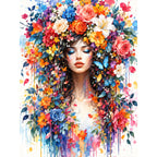 Original artwork showing blooming serenity.