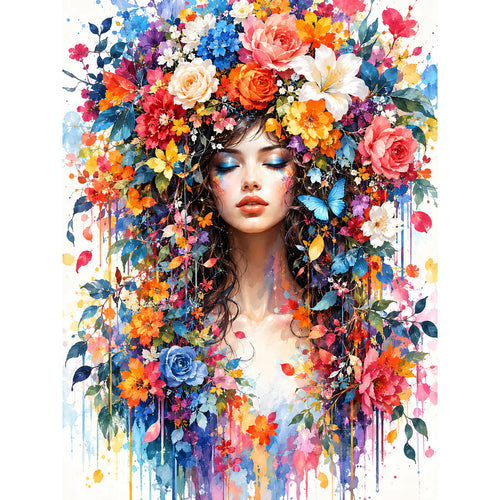 Original artwork showing blooming serenity.