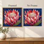 Framed and no-frame comparison for Blush Crown