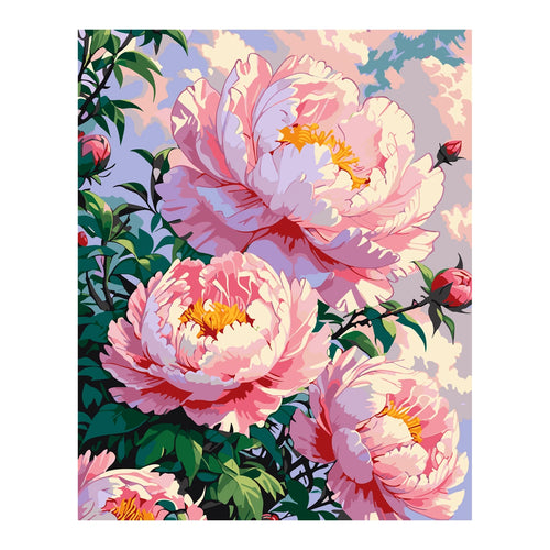 Original artwork showing blush peony bloom.