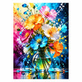 Original artwork showing burst of summer blooms.