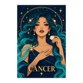 Original white-background artwork of Cancer Coral Shell Dreamer