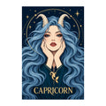 Original white-background artwork of Capricorn Sea Goat