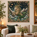 capricorn pearl artwork shown as a home display example
