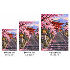 Cherry Blossom Shrine Steps size guide