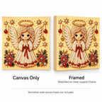 Christmas Angel pearl painting style