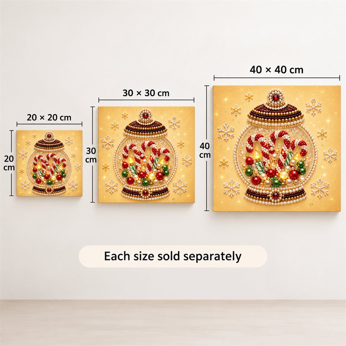 Christmas Candy Jar — size image