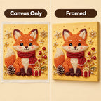 Christmas Fox Pinecone Gift — style image