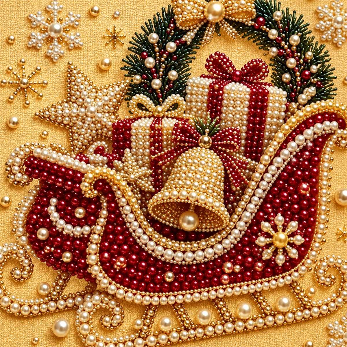 Christmas Gift Sleigh Bell — detail image