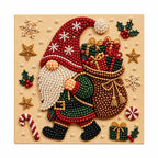 Christmas Gnome Gift Sack pearl painting kit – hero image