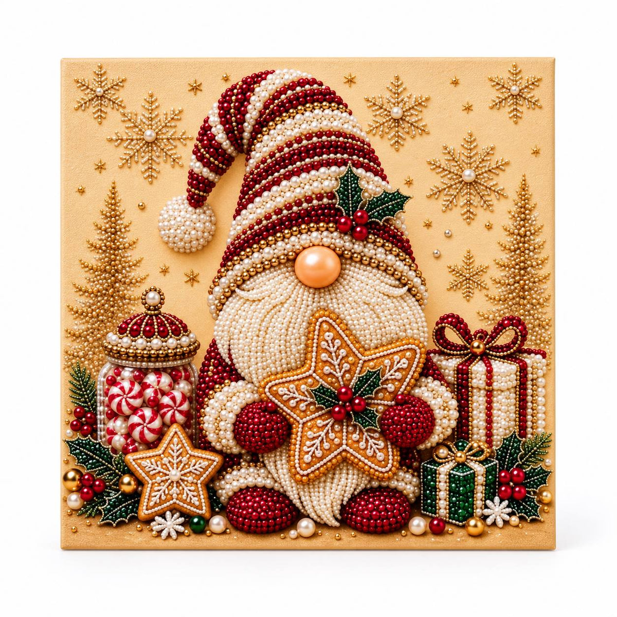 Christmas Gnome Gingerbread Star — hero image
