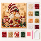 Christmas Gnome Gingerbread Star — kit image