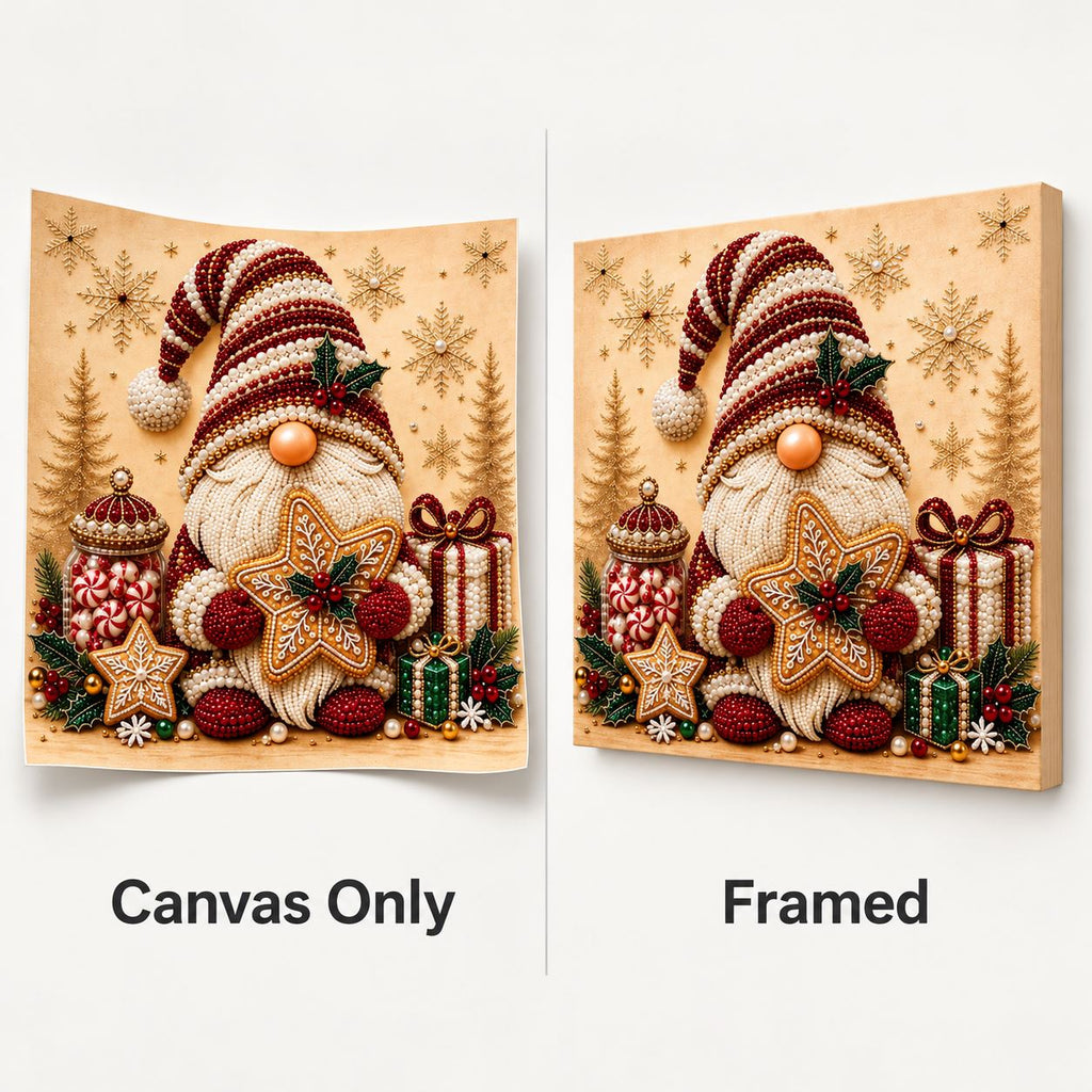 Christmas Gnome Gingerbread Star — style image