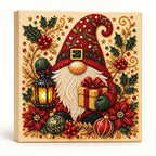 Christmas Gnome Lantern pearl painting hero