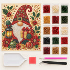 Christmas Gnome Lantern pearl painting kit