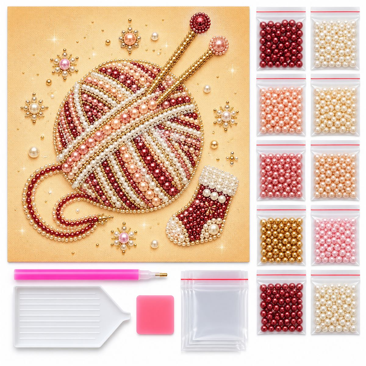 Christmas Knitting Yarn — kit image
