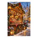 Original Christmas Market artwork on a white background.
