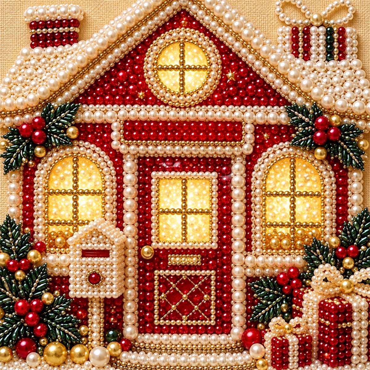 Christmas Post Office Cottage — detail image