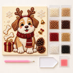 Christmas Puppy with Antlers — kit image