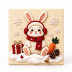 Christmas Rabbit with Gift — hero image