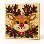 Christmas Reindeer pearl painting hero