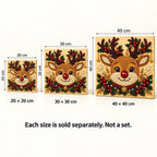 Christmas Reindeer pearl painting size