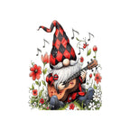 musical Christmas gnome diamond painting finished artwork