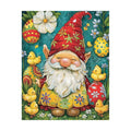 Christmas gnome with ducks diamond painting original artwork