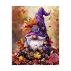 autumn Christmas gnome diamond painting finished artwork