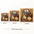 Christmas Window Vase pearl painting kit – size image