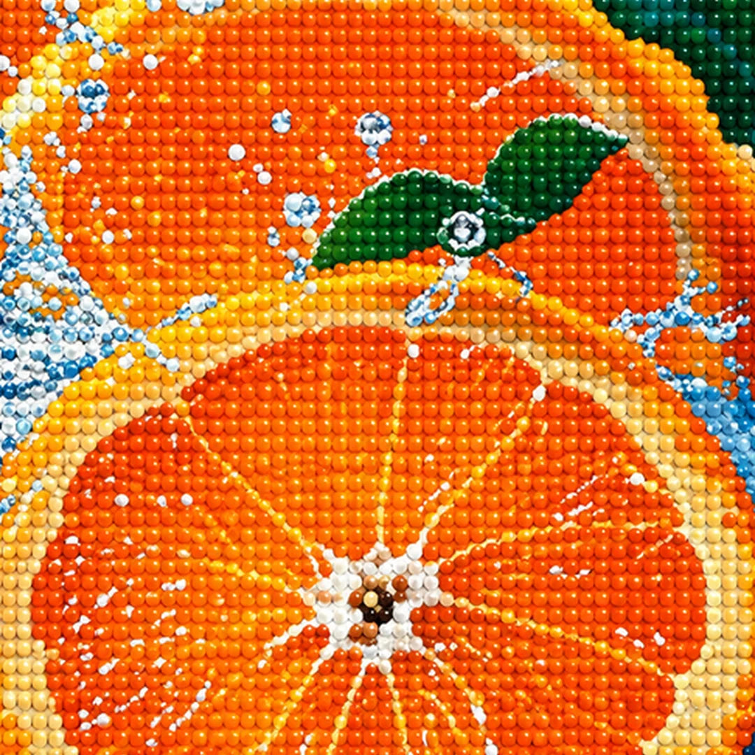 Citrus Splash Diamond Painting Kit detail view
