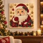 Classic Santa Claus Pearl Diamond Painting Kit room image