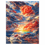 Coral Rose in the Stormy Ocean: finished