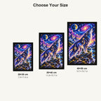Cosmic Wolf Nebula Mountains size comparison