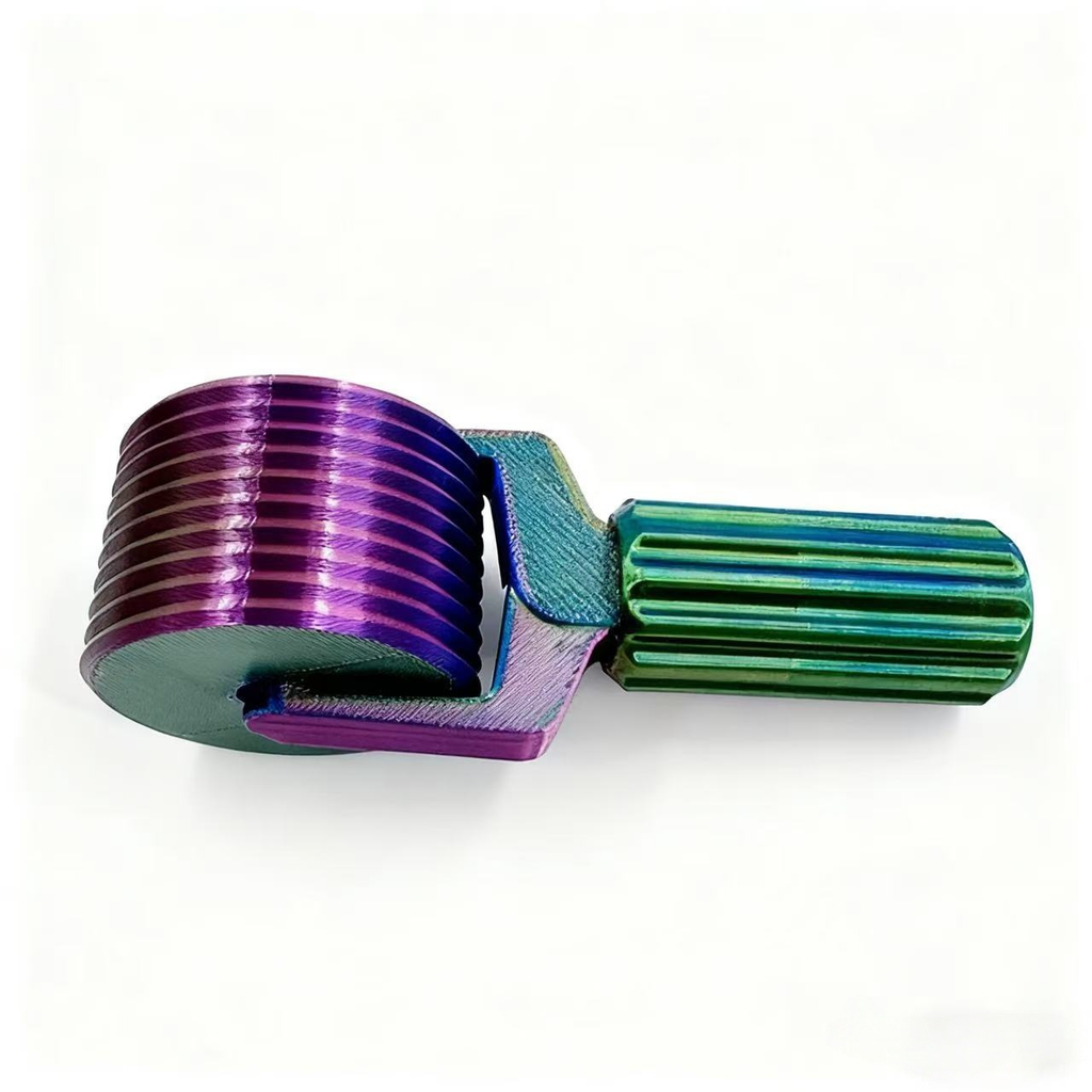 Purple green roller