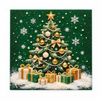 Emerald Christmas Tree and Gifts Pearl Diamond Painting Kit hero
