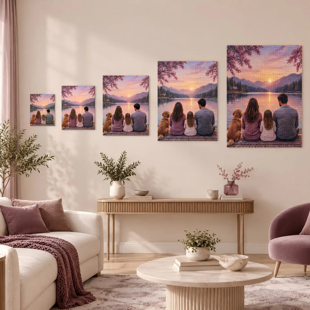 Custom Diamond Painting Kit From Your Photo