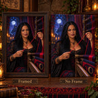 Framed and no-frame Fate Thread Weaver designs shown side by side.