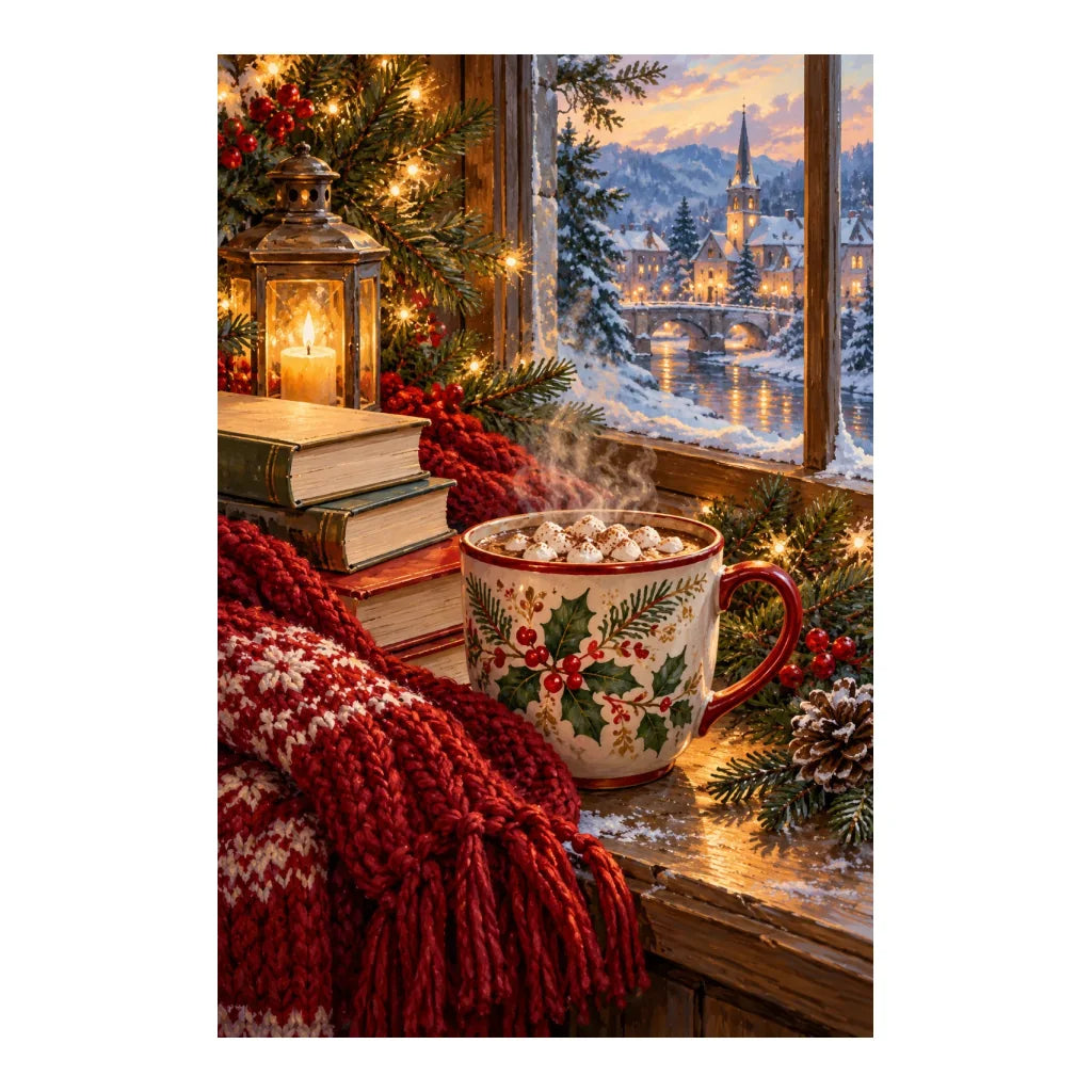 Original Books and Cocoa artwork on a white background.