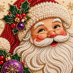 Festive Santa Gifts Pearl Diamond Painting Kit detail image