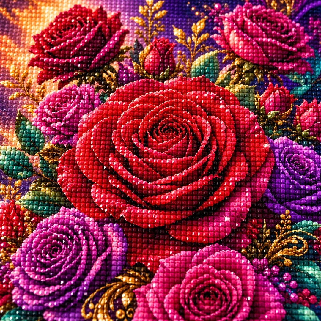 drill and canvas detail