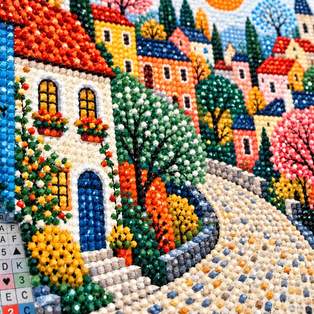 drill and canvas detail